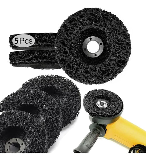 Yisovo 5pcs Abrasive Discs Derusting Metal Polishing Wheel