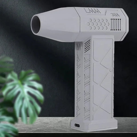 Yisovo Mini Turbo Jet Fan 130,000 RPM, T-Shaped Fan, Grey