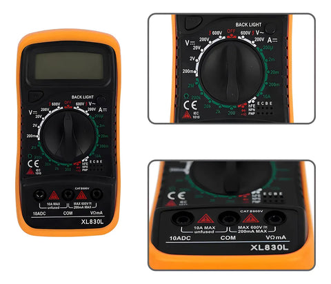 Yisovo Professional Digimetal Multimeter Xl830l Handheld Current Meter