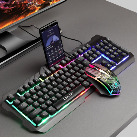T21 Backlight Laptop Game Keyboard And Mouse Suit