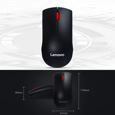 Lenovo M120 Pro Wireless Mouse 2.4GHz Laptop Mouse with USB Receiver