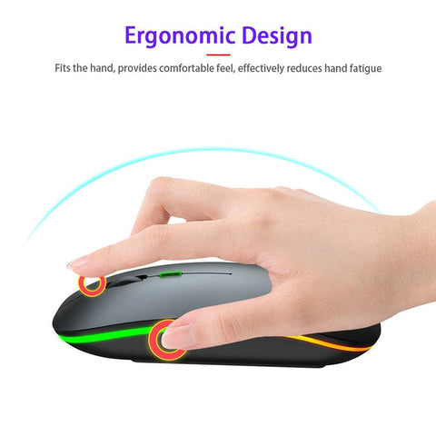 M40 Ultra-thin Wireless Mouse 2.4G Rechargeable Wireless Silent Mouse