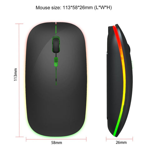 M40 Ultra-thin Wireless Mouse 2.4G Rechargeable Wireless Silent Mouse