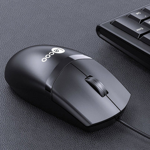 Lenovo Lecoo CM101S Wired Keyboard Mouse Combo Ergonomic Keyboard Mouse Set