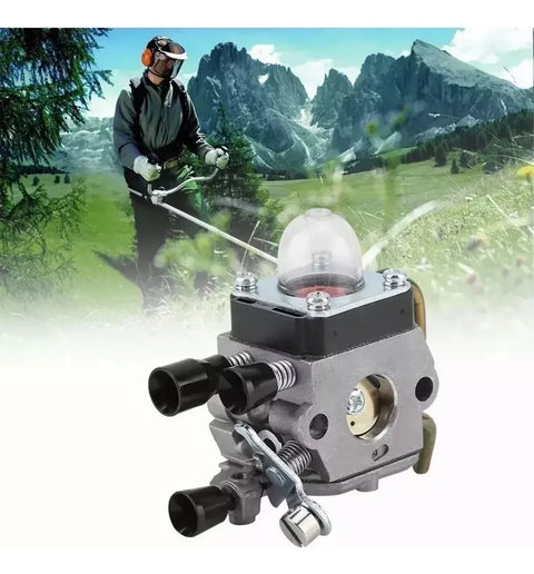 Yisovo Carburetor Kit for Stihl FS38 FS45 FS46 FS55 Brush Cutter Grass Trimmer Gardening Tools